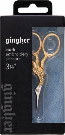 Gingher 3 1/2in Stork Embroidery Scissor # 220490