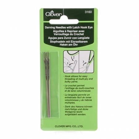 Darning Needles with Latch Hook Eye # 3160CV
