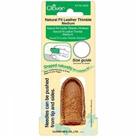 Natural Fit Leather Thimble Medium # 6029CV