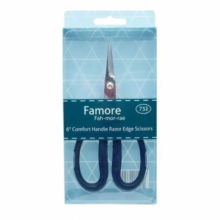 Very Sharp Scissor with Large Blue Comfort Handles 6-1/4in # 732SP