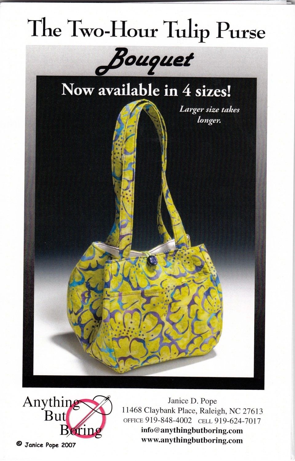 The Two-Hour Tulip Purse # ABB07084