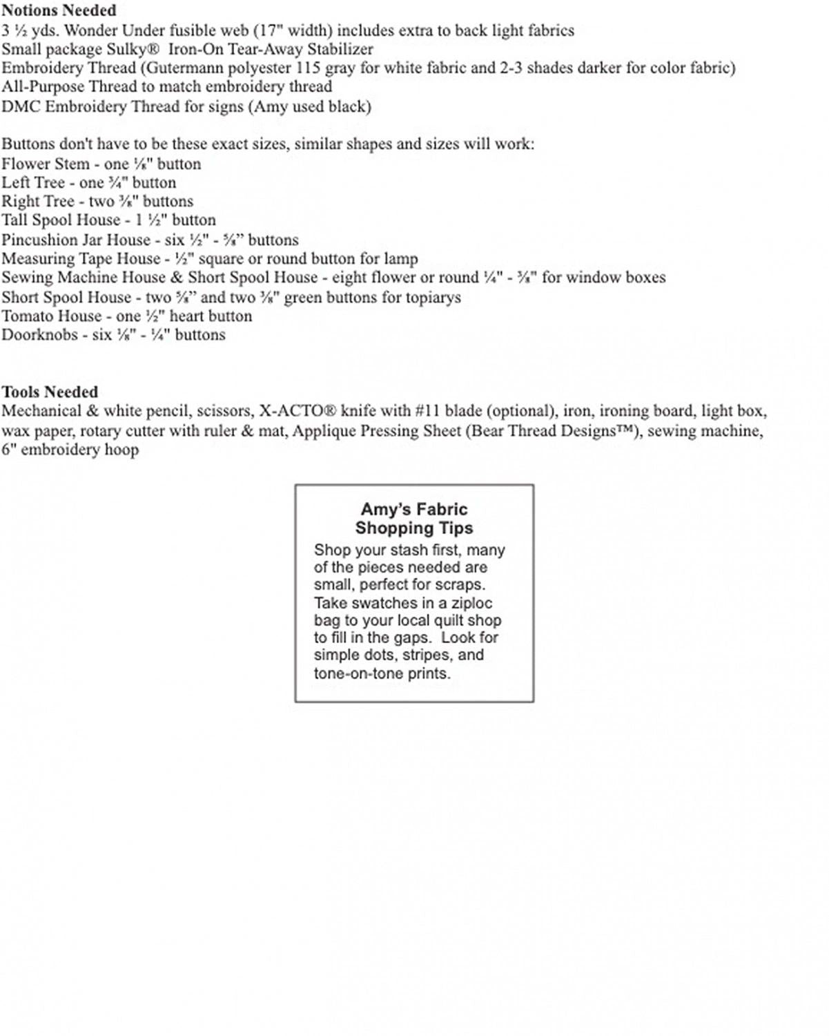 Quilt Town Pattern # ABD300 From Amy Bradley Designs By Bradley, Amy In Quilts