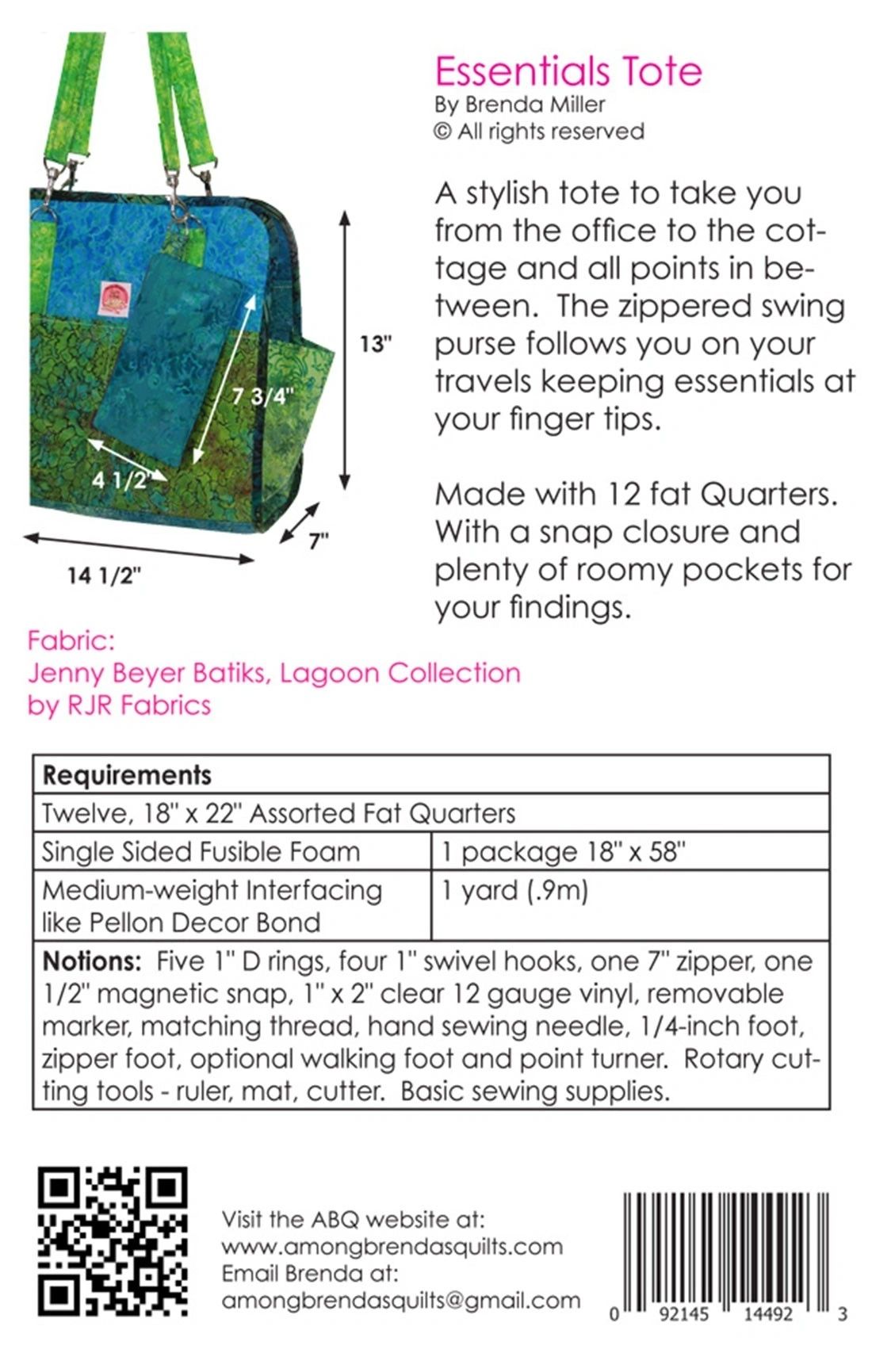 Essentials Tote # ABQ-183