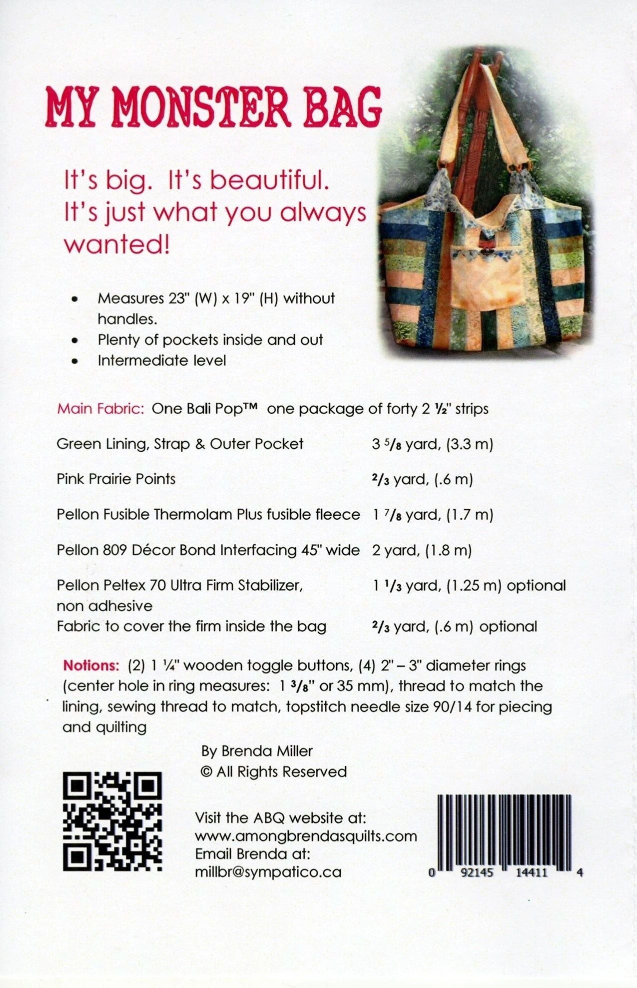 My Monster Bag # ABQ148