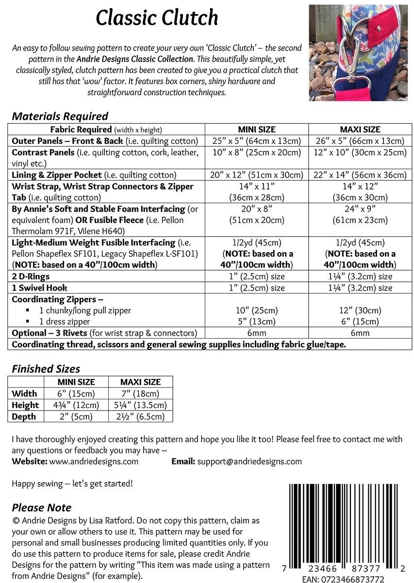 Classic Clutch # AD015