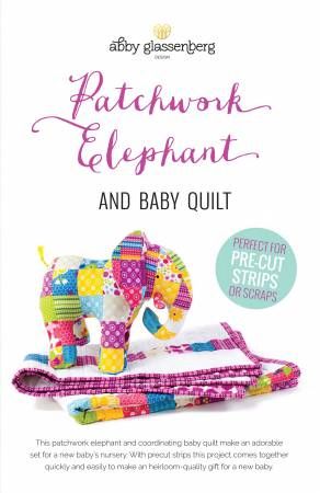 Patchwork Elephant and Baby Quilt # AGD102