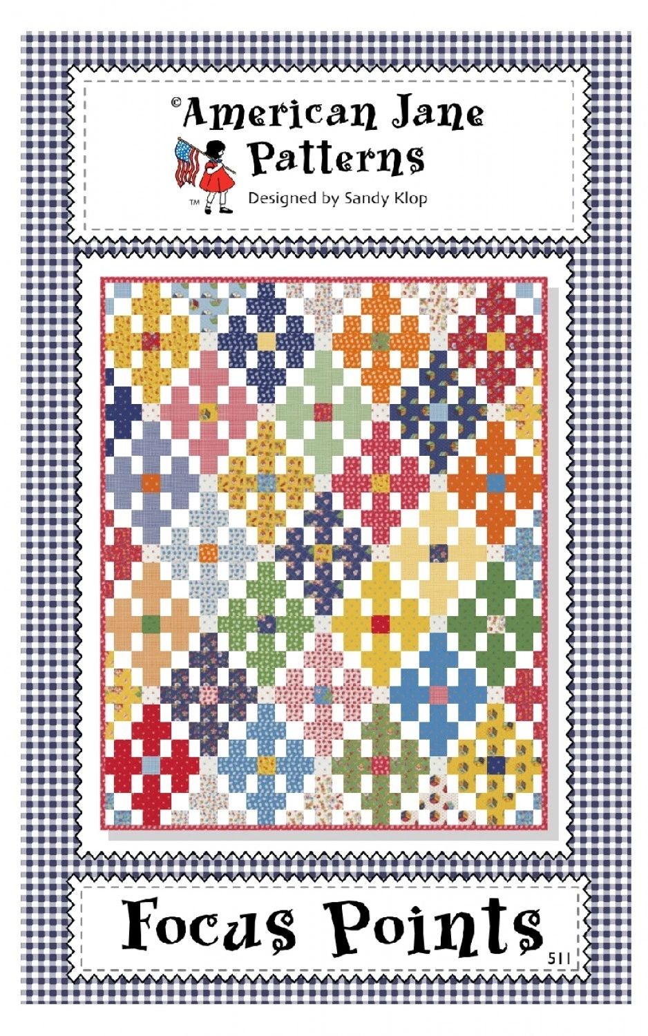 Focus Points # AJP511 From American Jane Patterns By Klop, Sandy In Quilts