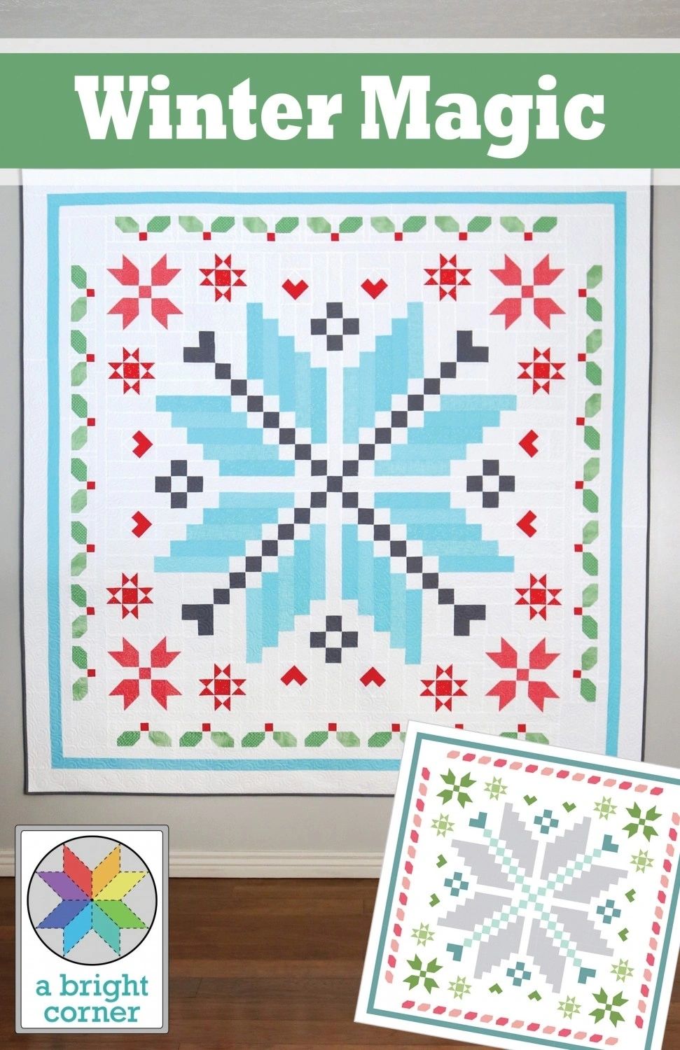 Winter Magic # AKBC338 From A Bright Corner By Knowlton, Andy In Quilts