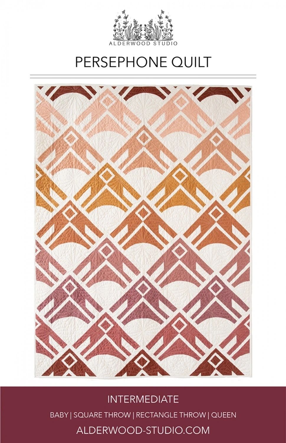 Persephone Quilt Pattern # ALD-PERSEPHONE From Alderwood Studio Patterns By Elliot, Amber In Quilts