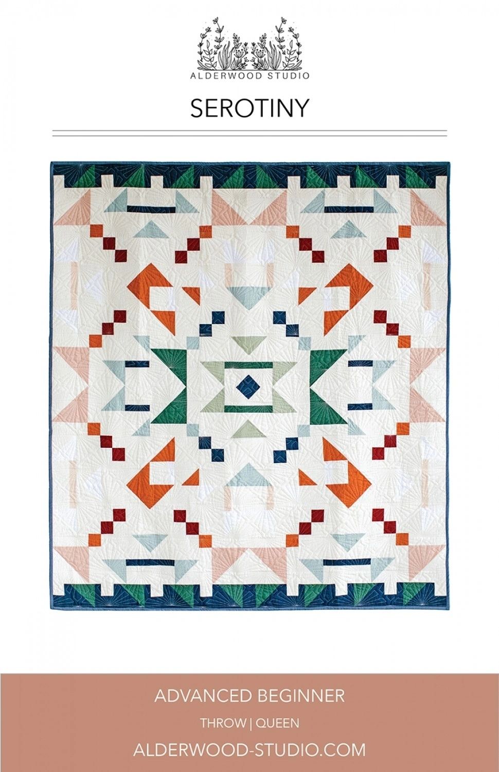 Serotiny Quilt Pattern # ALD-SEROTINY From Alderwood Studio Patterns By Elliot, Amber In Quilts