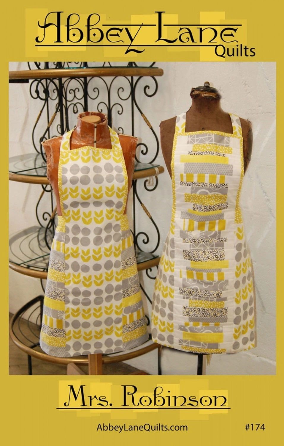 Mrs. Robinson # ALQ174 From Abbey Lane Quilts By Liljenquist, Janice and Owen, Marcea In Aprons, Dish Towels, and Hot Helpers