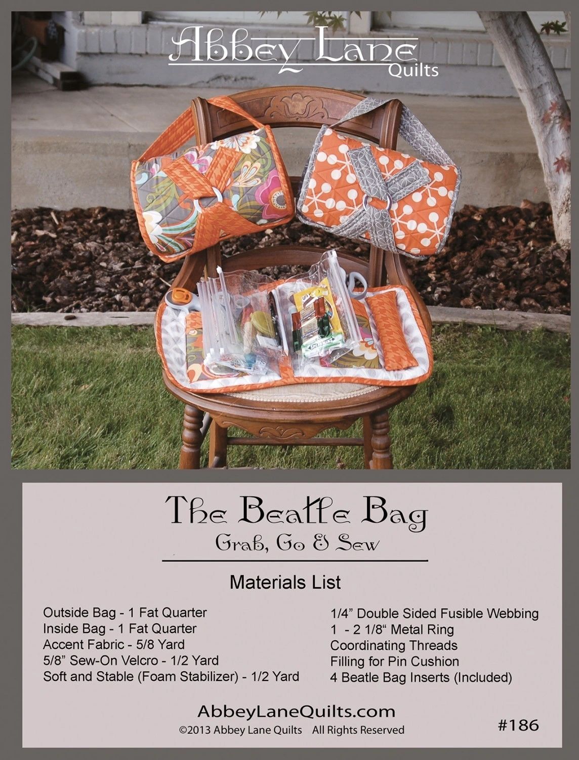 Beatle Bag # ALQ186 From Abbey Lane Quilts By Liljenquist, Janice and Owen, Marcea In Bags, Purses, Totes & Electronic Covers