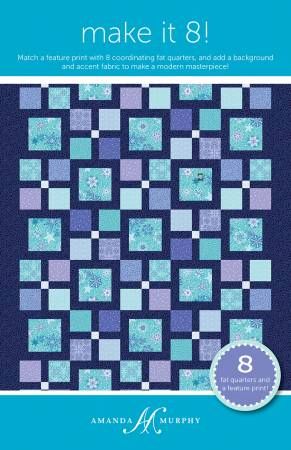 Make It 8 # AMD070, From Amanda Murphy Design, LLC By Murphy, Amanda In Quilts