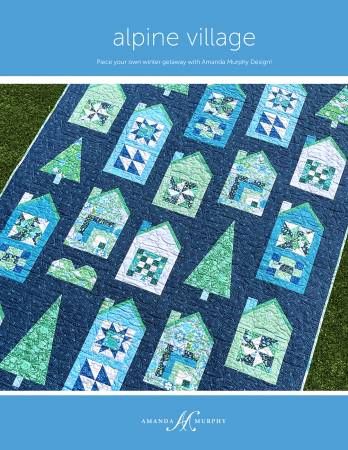 Alpine Village # AMD130, From Amanda Murphy Design, LLC By Murphy, Amanda In Quilts
