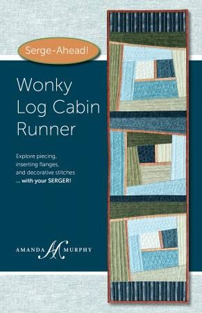 Wonky Log Cabin Runner # AMD602