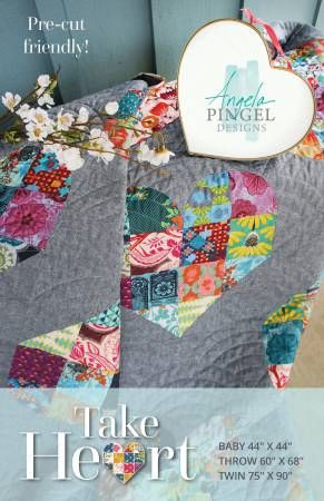 Take Heart Quilt # APTH106, From Angela Pingel By Pingel, Angela In Quilts