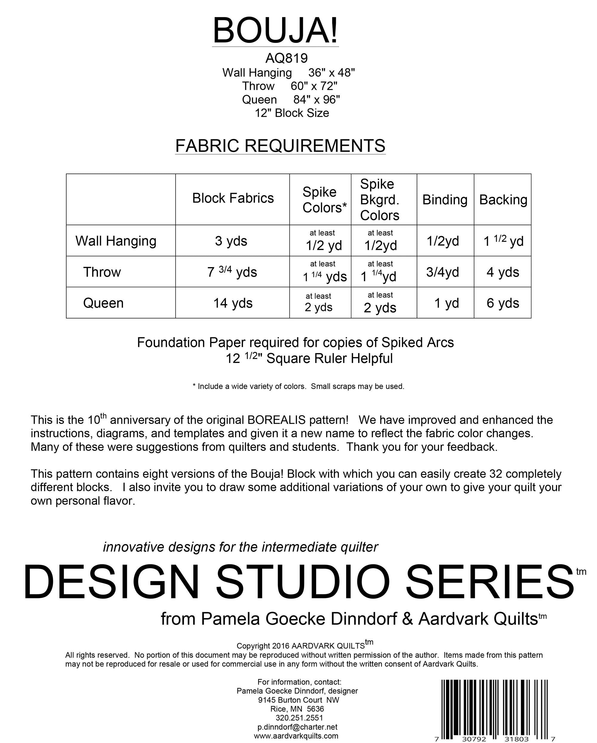 Bouja # AQ868 From Aardvark Quilts In Quilts