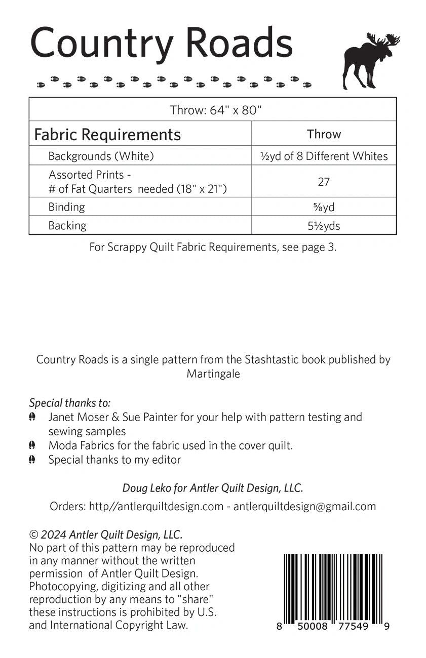Country Roads # AQD0305 From Antler Quilt Design In Quilts
