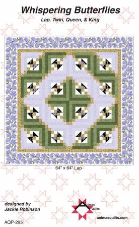 Whispering Butterflies # AQP-295, From Animas Quilts Publishing By Robinson, Jackie In Quilts