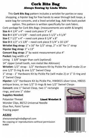 Cork Bits Bag # AS202