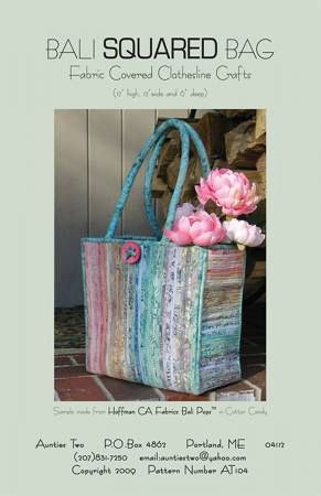 Bali Squared Bag - Clothesline Crafts # AT104