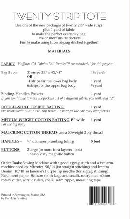 Twenty Strip Tote # AT608, From Aunties Two In Bags, Purses, Totes & Electronic Covers