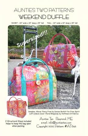 Weekend Duffle # AT645, From Aunties Two In Bags, Purses, Totes & Electronic Covers