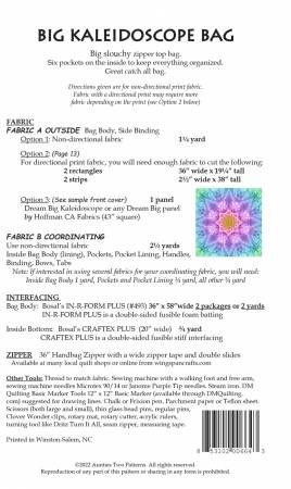 Big Kaleidoscope Bag # AT664, From Aunties Two In Bags, Purses, Totes & Electronic Covers