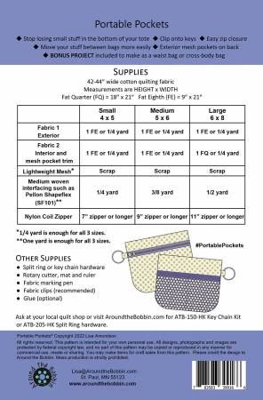 Portable Pockets # ATB-222