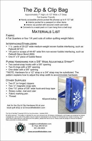 Zip and Clip Bag # ATB144