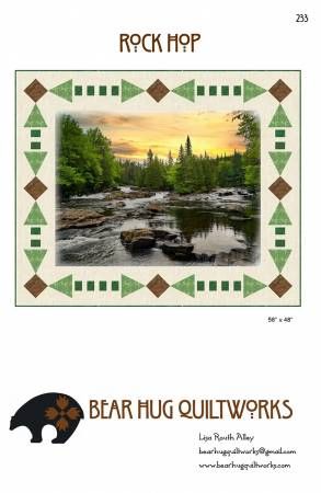 Rock Hop # BHQ-233, From Bear Hug Quiltworks By Alley, Lisa In Quilts