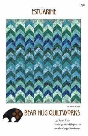 Estuarine # BHQ-270, From Bear Hug Quiltworks By Alley, Lisa In Quilts
