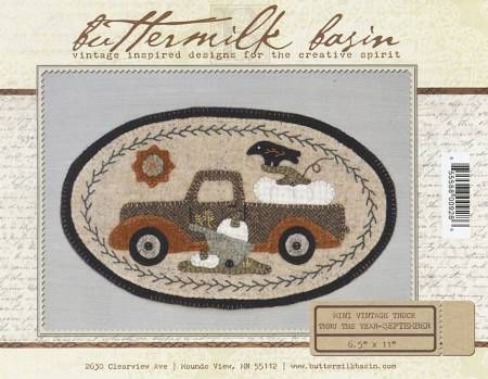 Mini Vintage Truck Thru The Year - September 6-1/2in x 11in # BMB1354