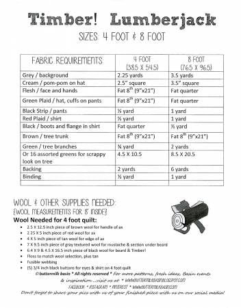TIMBER! Lumberjack # BMB1456