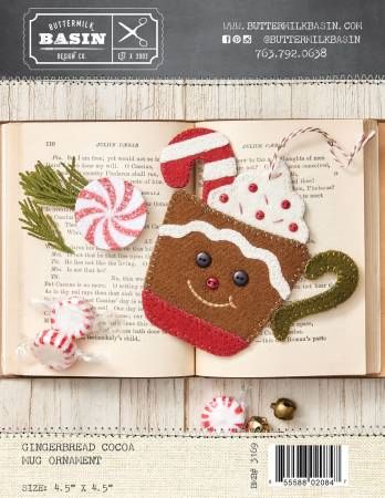 Gingerbread Cocoa Mug Ornament # BMB3169