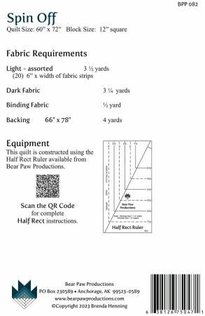 Spin Off # BPP082, From Bear Paw Productions By Henning, Brenda In Quilts