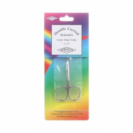 Double Curved Embroidery Scissor Large Loop 3 1/2in # C50040
