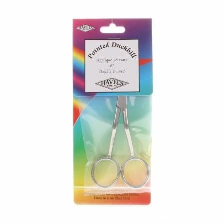 Havels Double Pointed Duckbill Applique Scissors 6in # C80042