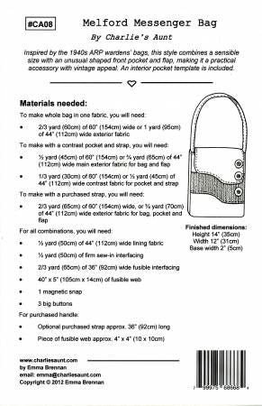 Melford Messenger Bag # CA08