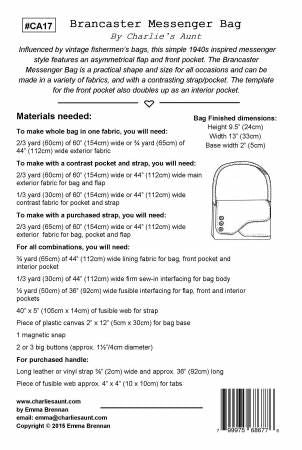 Brancaster Messenger Bag # CA17