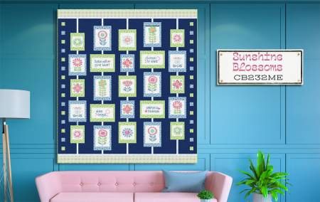 Sunshine Blossoms # CB232ME, From Cherry Blossoms By Guidry, Cherry In Quilts