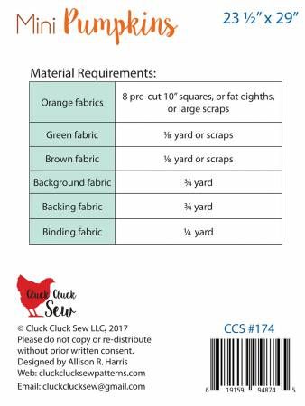 Mini Pumpkins # CCS174