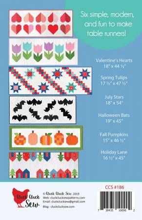 Modern Holiday Table Runners # CCS186