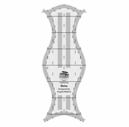 Creative Grids Machine Quilting Tool - Elvira # CGRQTA6