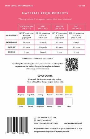 Mod Dreams Quilt Pattern # CJ128