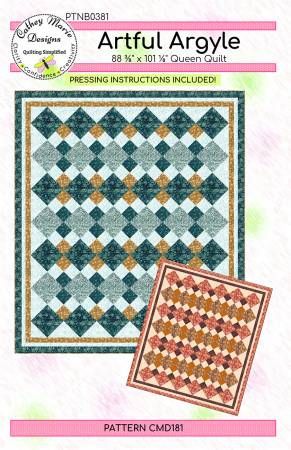 Artful Argyle # CMD181P, From Cathey Marie Designs By Laird, Cathey In Quilts