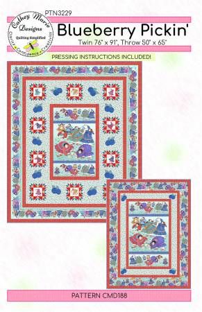 Blueberry Pickin' # CMD188P, From Cathey Marie Designs By Laird, Cathey In Quilts