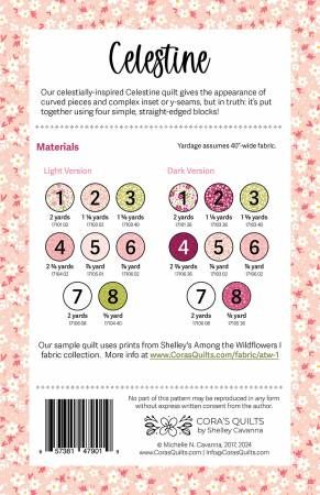 Celestine Quilt Pattern # CQ-2402