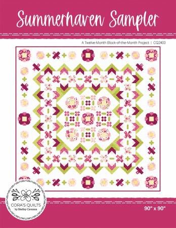 Summerhaven Sampler Block-of-the-Month Quilt Pattern # CQ-2403