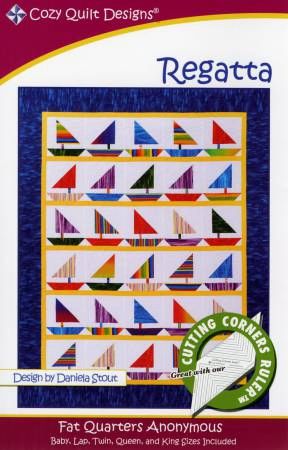 Fat Quarters Anonymous - Regatta # CQD01088